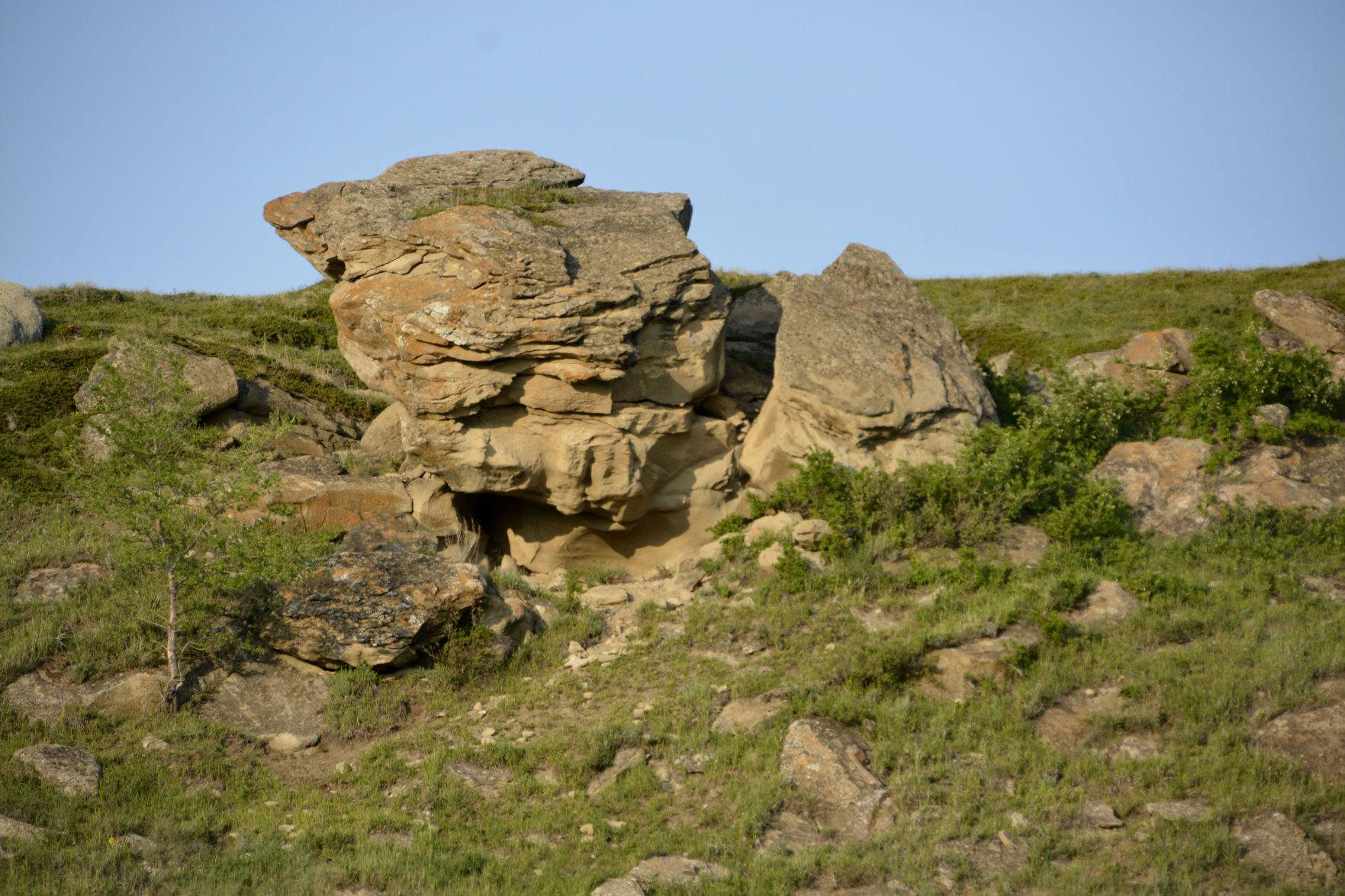 Hillside rocks
